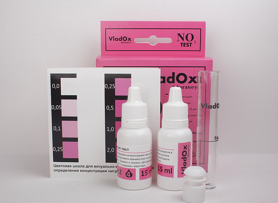 VladOx NO2 тест для измерения концентрации нитритов