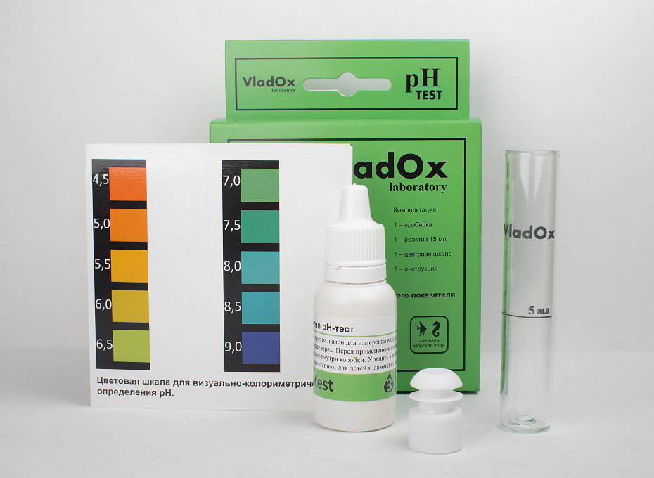 VladOx pH тест для измерения водородного показателя