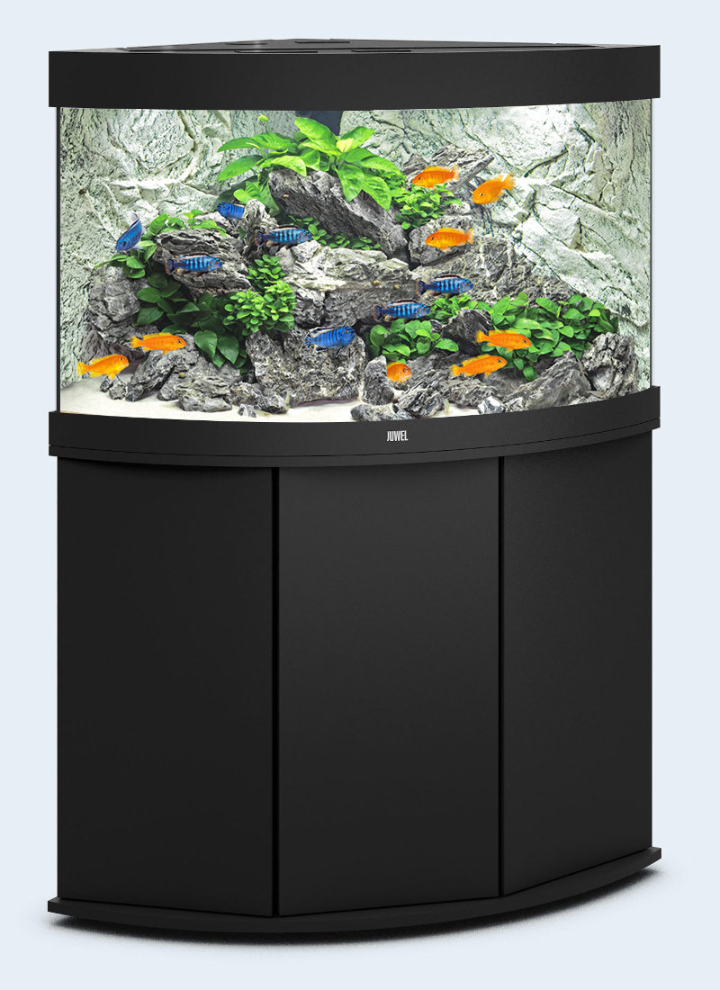 JUWEL аквариум Тригон 190 LED черный с тумбой SBX