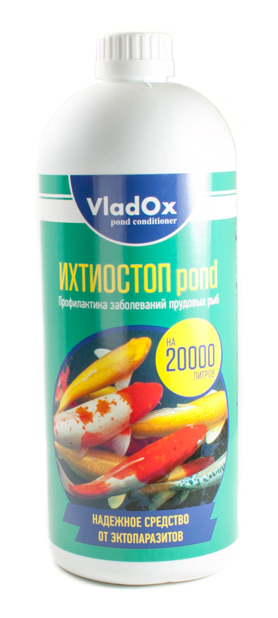 VladOx кондиционер ИХТИОСТОП pond 1000мл на 20000л