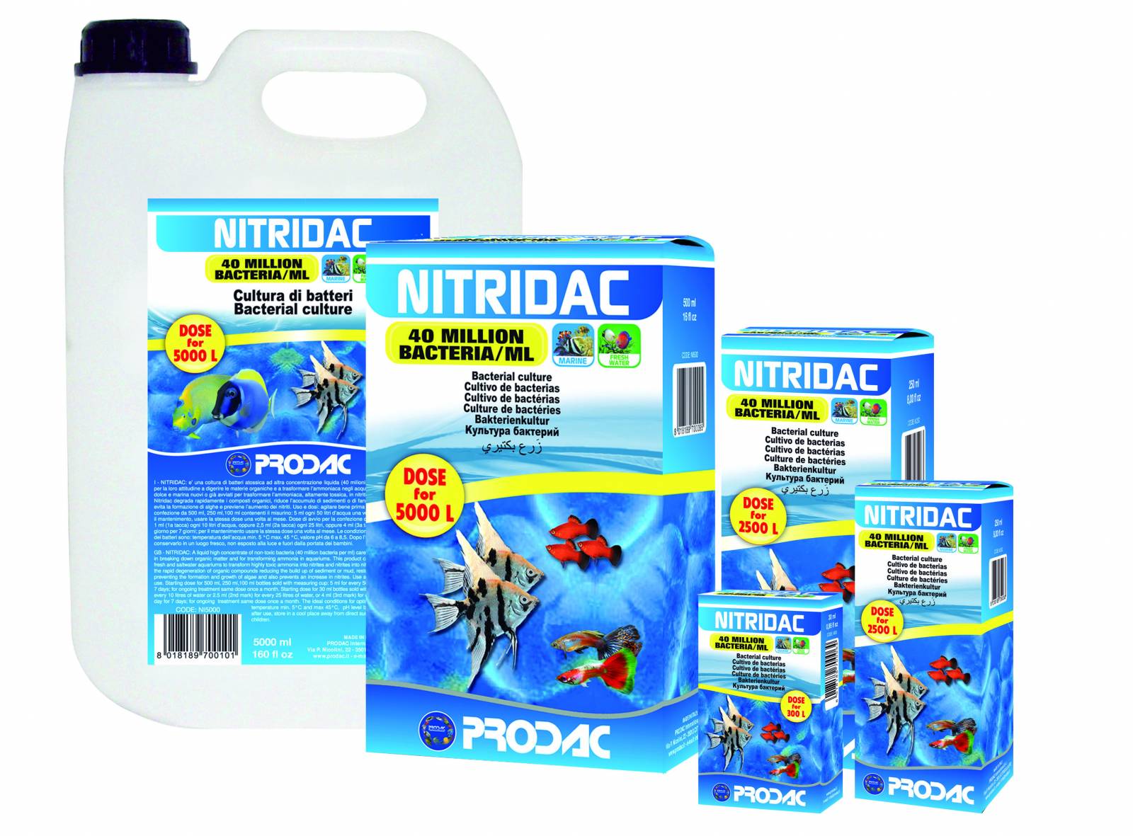 PRODAC бактерии для запуска NITRIDAC