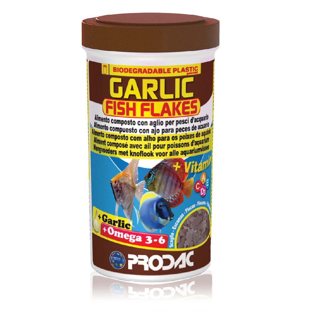 PRODAC корм GARLIC FISH FLAKES в баночке