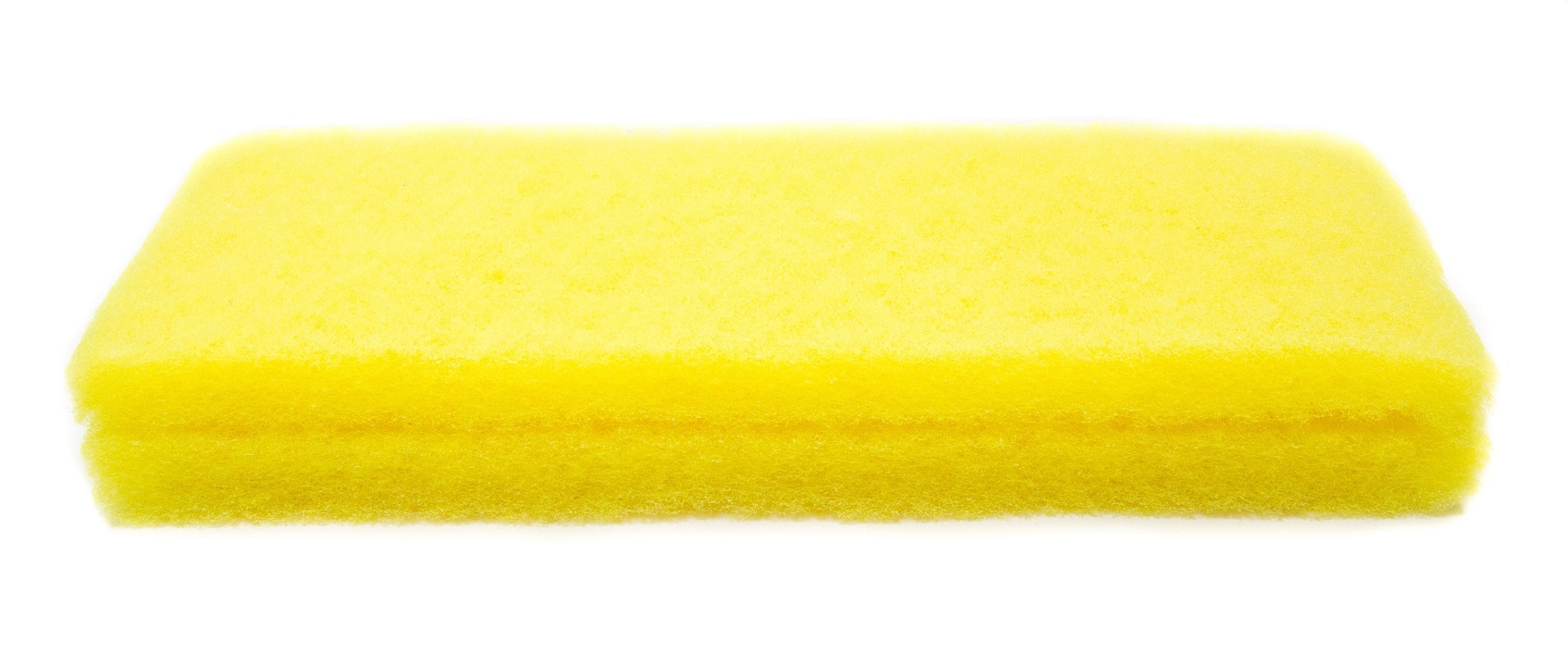 VladOx фильтрующий синтепон мелкопористый, желтая губка-пластина