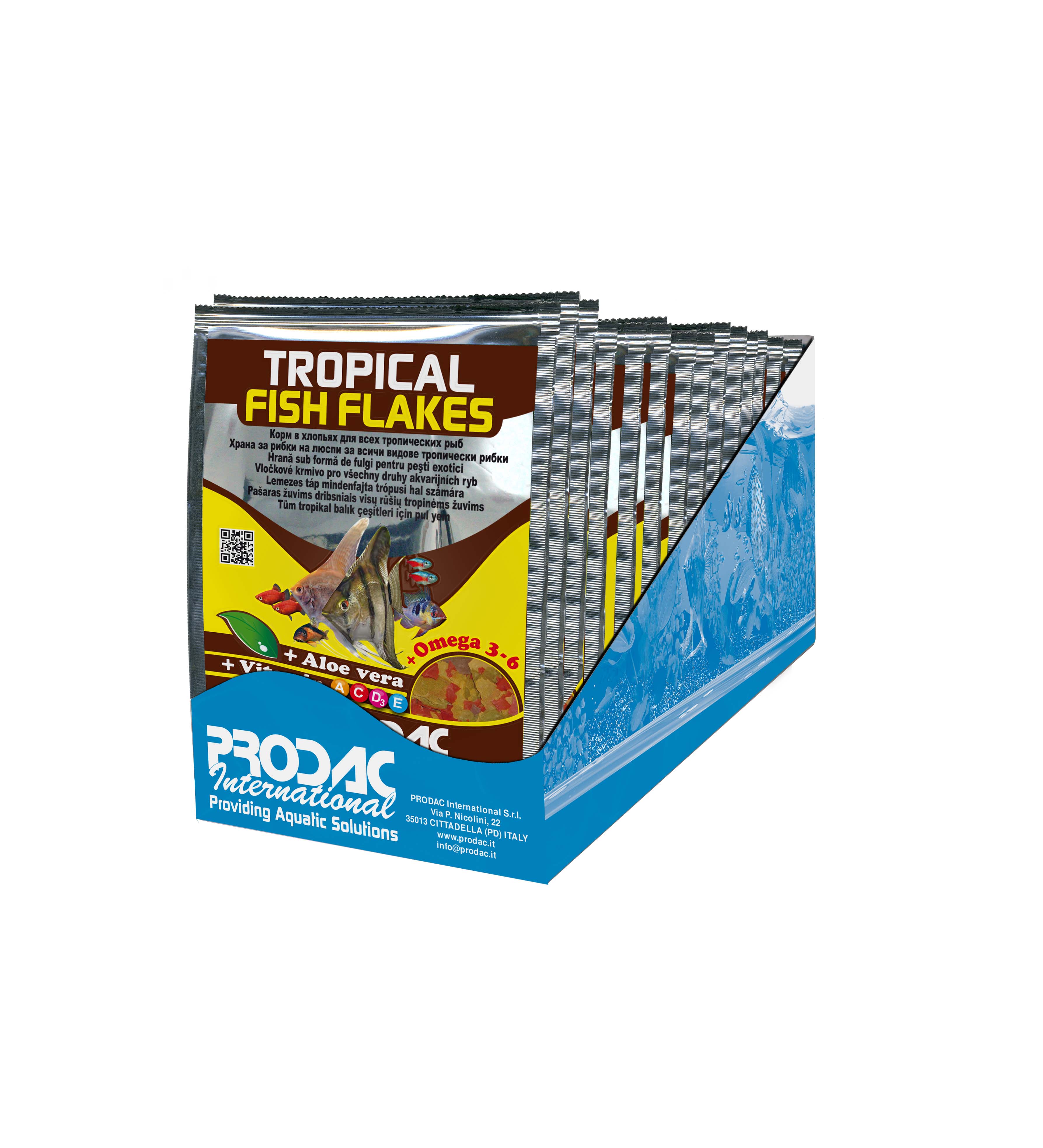 PRODAC корм TROPICAL FISH FLAKES в пакетике 12гр