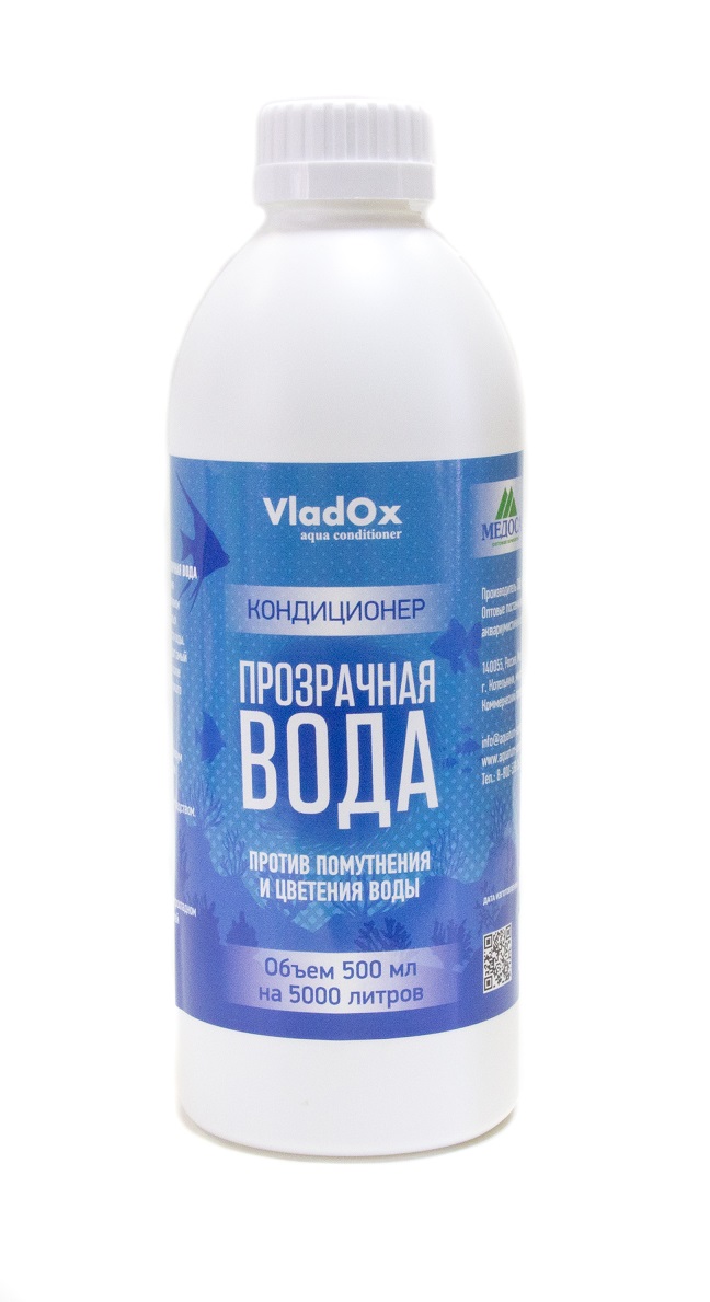VladOx кондиционер ПРОЗРАЧНАЯ ВОДА 500мл на 5000л