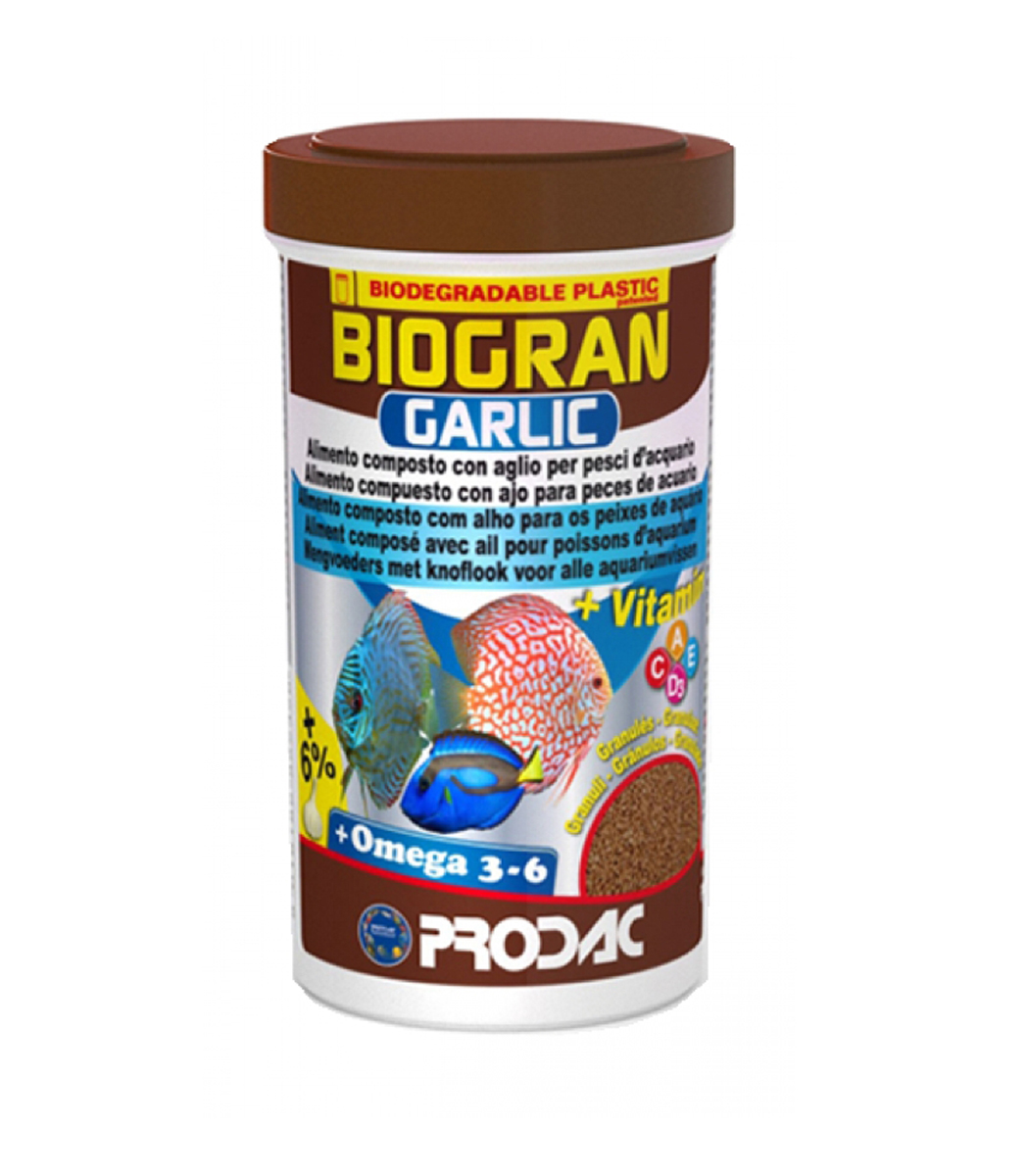 PRODAC корм BIOGRAN GARLIC в баночке
