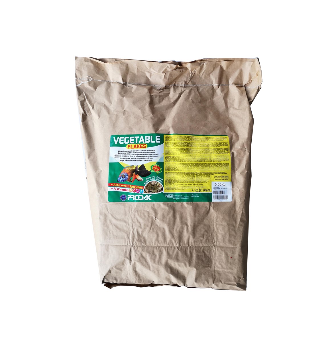 PRODAC корм VEGETABLE FLAKES мешок 5кг