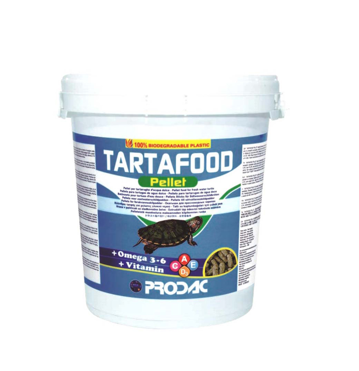PRODAC корм TARTAFOOD PELLETS в ведре
