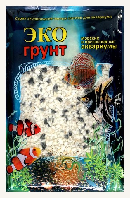 Кварц чёрно-белый ГАВАЙИ 2-4 мм
