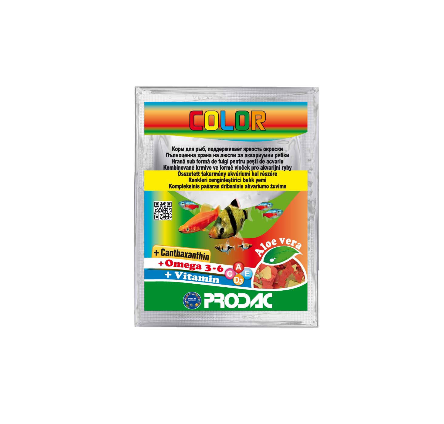 PRODAC корм COLOR 12гр в пакетике