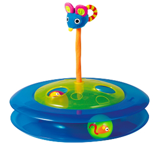 Игрушка для кошек Трек с двумя мячиками Игрушка для кошек Трек с двумя мячиками