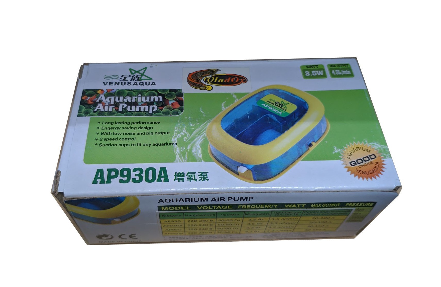 VladOx Компрессор одноканальный AP-930A VladOx Компрессор одноканальный AP-930A