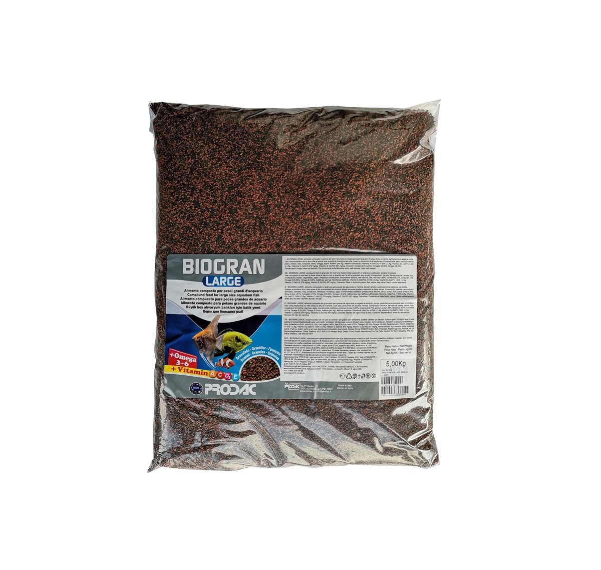 PRODAC корм BIOGRAN LARGE мешок 5кг PRODAC корм BIOGRAN LARGE мешок 5кг