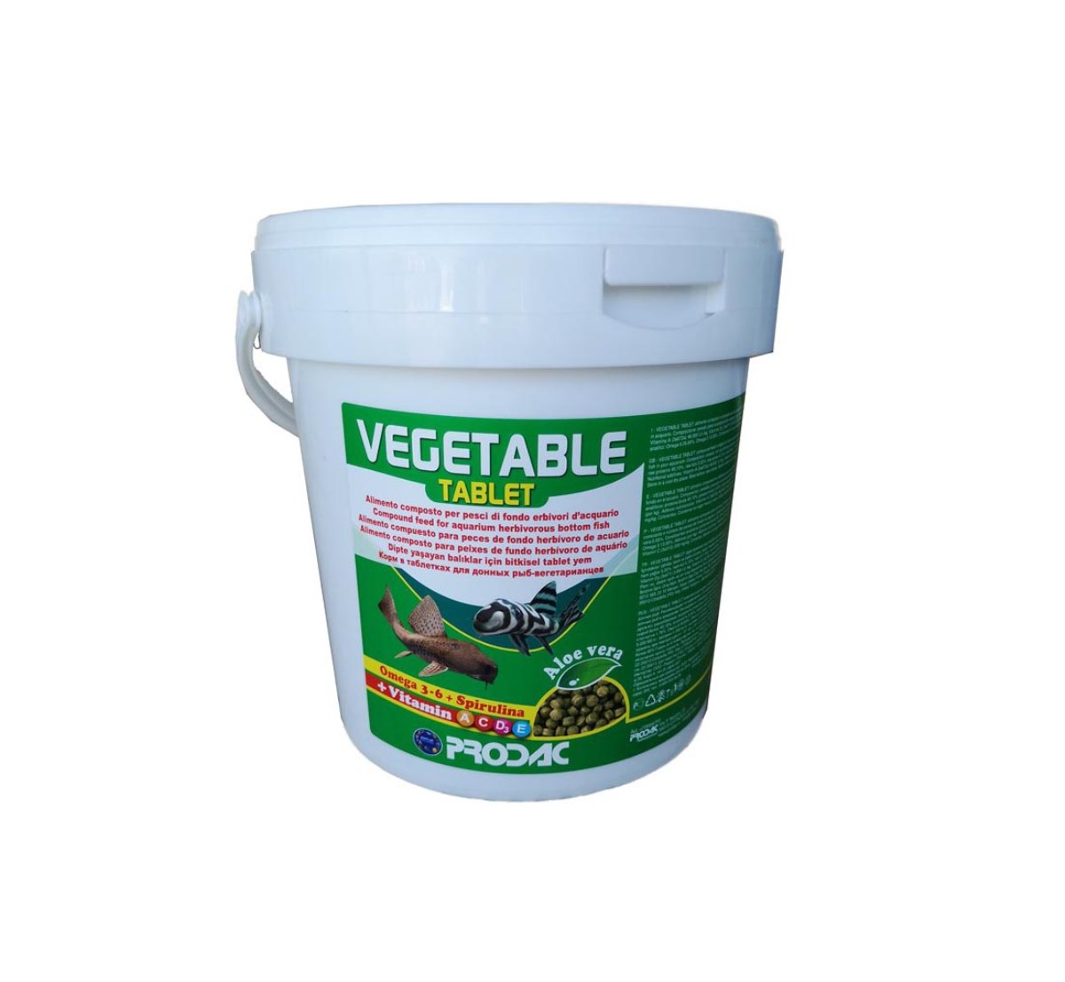 PRODAC корм VEGETABLE TABLET в ведре PRODAC корм VEGETABLE TABLET в ведре