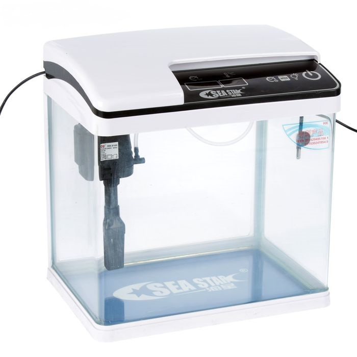 SEA STAR Аквариум HX-319F бело-черный 19л SEA STAR Аквариум HX-319F бело-черный 19л