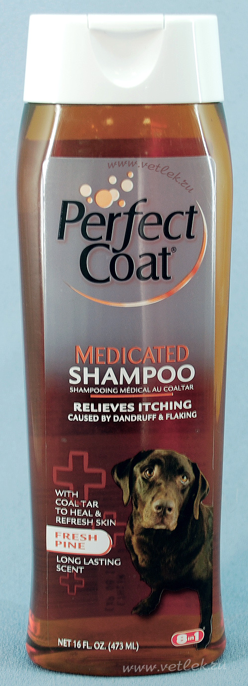 Medicated дегтярный лечебный шампунь от перхоти и зуда для собак Medicated дегтярный лечебный шампунь от перхоти и зуда для собак