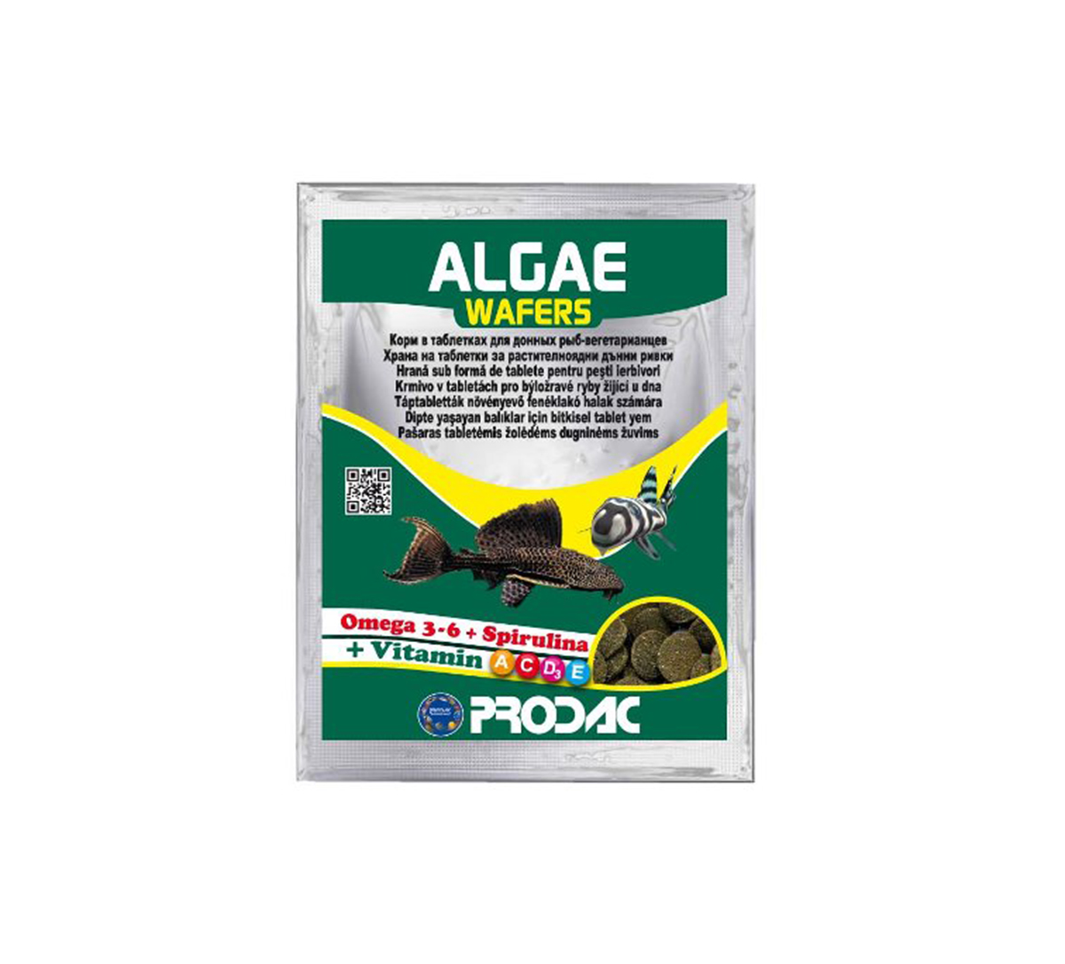 PRODAC корм ALGAE WAFER в пакетике 15гр PRODAC корм ALGAE WAFER в пакетике 15гр