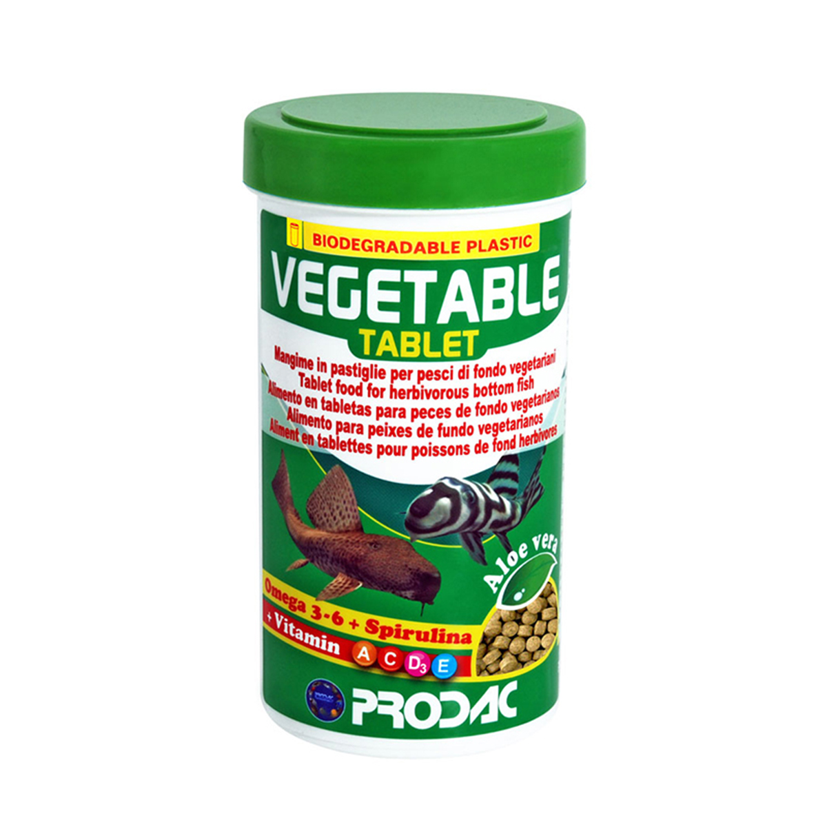 PRODAC корм VEGETABLE TABLET в баночке PRODAC корм VEGETABLE TABLET в баночке