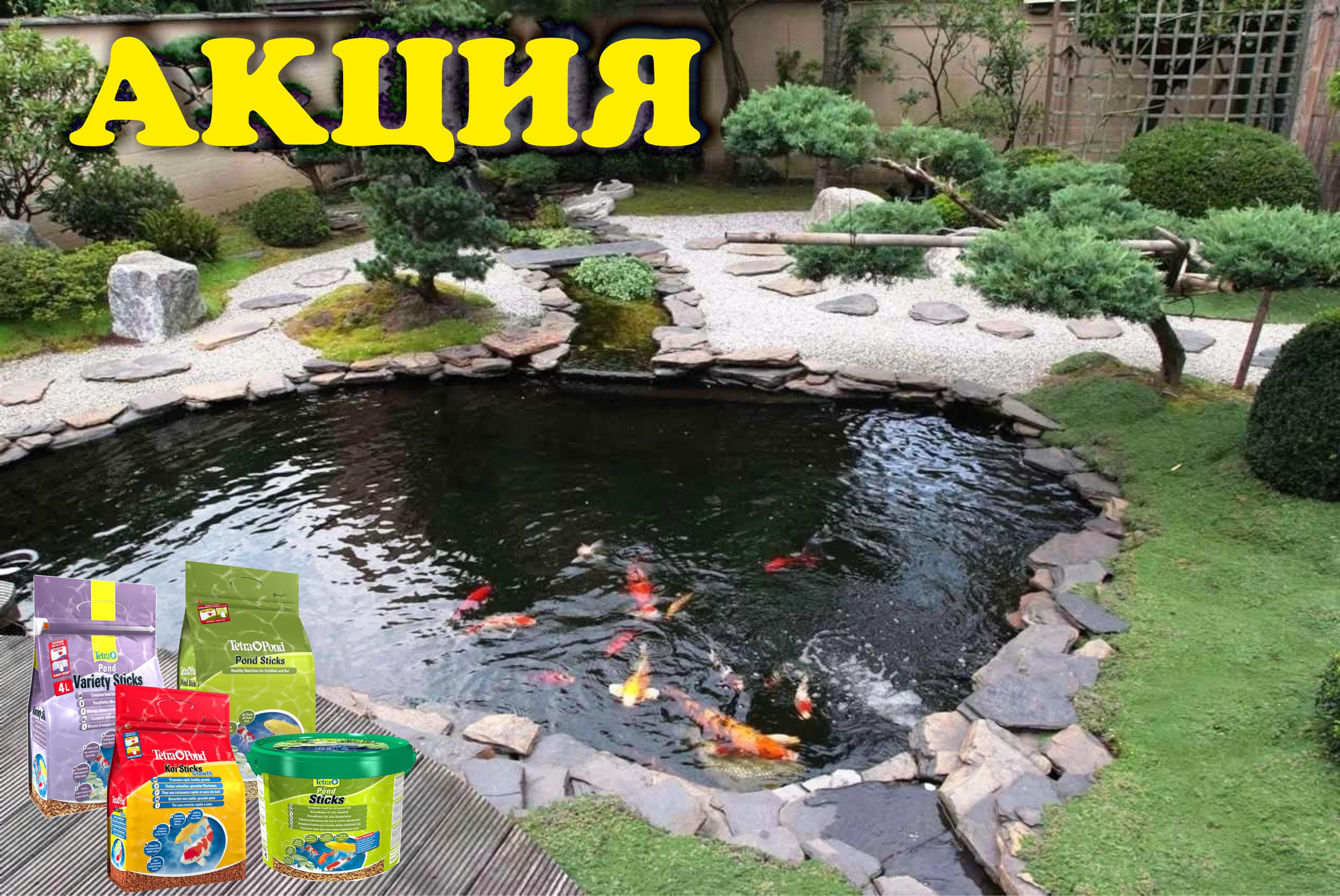 Готовимся к сезону! Пруд от Тетра! Готовимся к сезону! Пруд от Тетра!